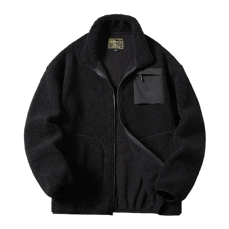 Stilla | Unisex Fleecejakke I Outdoor-Stil med Zipper og Brystlomme - Ideel til Fritid & Hverdag
