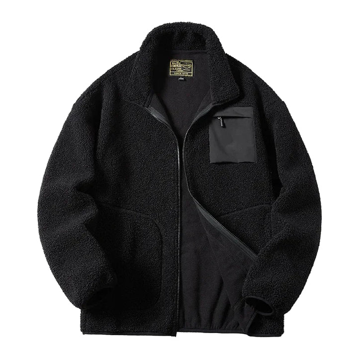 Stilla | Unisex Fleecejakke I Outdoor-Stil med Zipper og Brystlomme - Ideel til Fritid & Hverdag