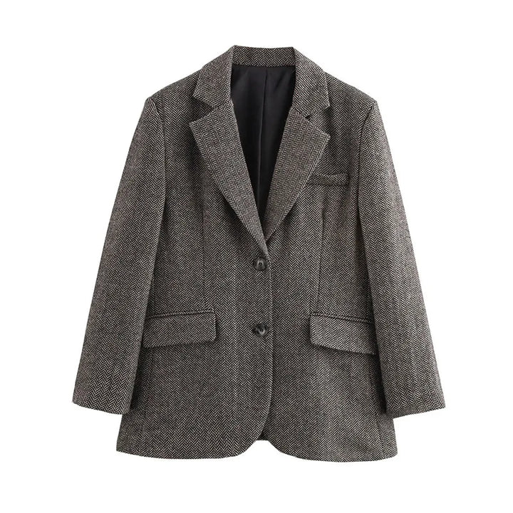 Stilla | Moderne Dameblazer Med Reverskrave