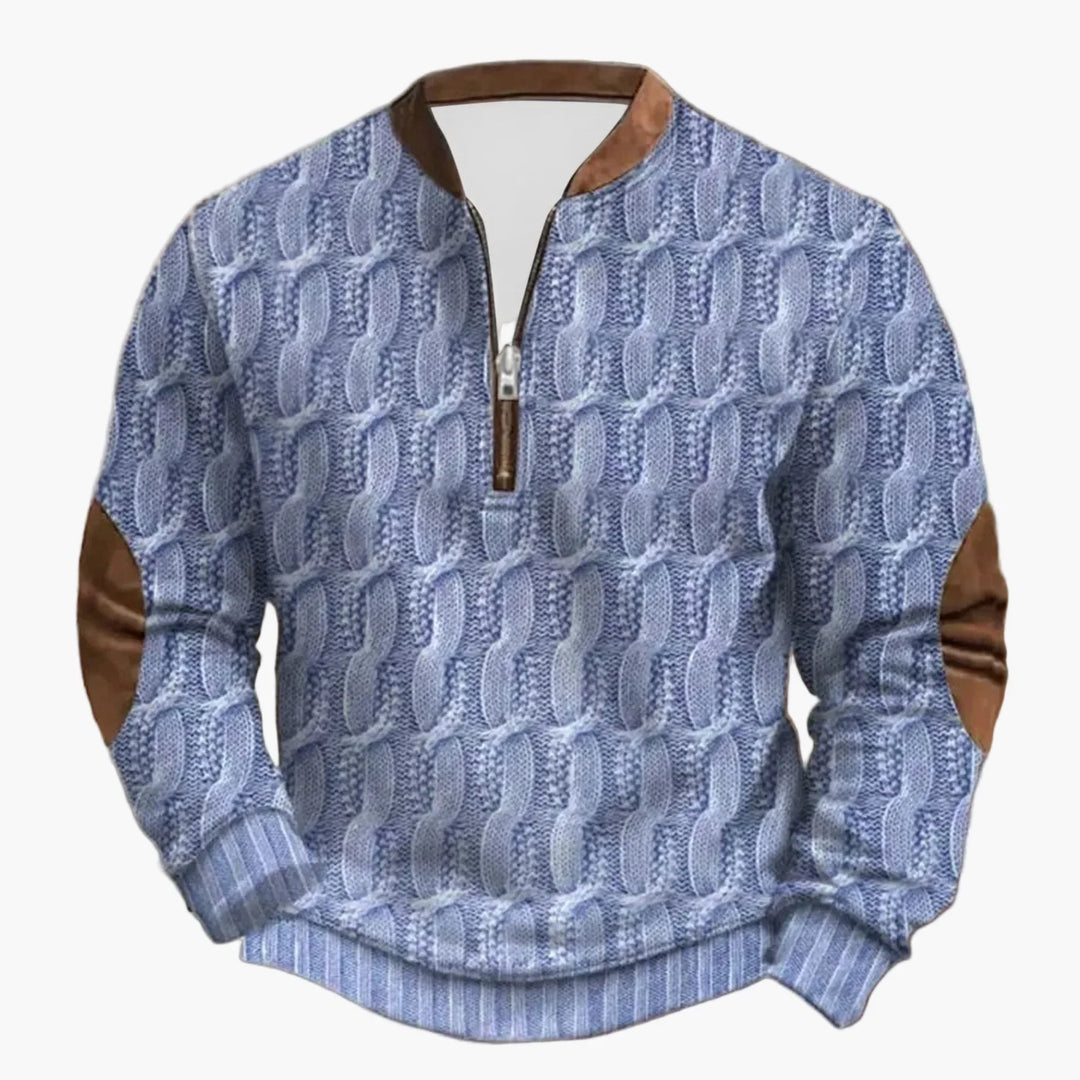 Stilla | Udendørs Fritidspullover med Ståkrave og Lynlås - Stilfuld Langærmet Sweater til Hverdag og Eventyr
