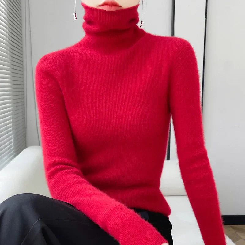 Stilla | Rullekravepullover Af Uld