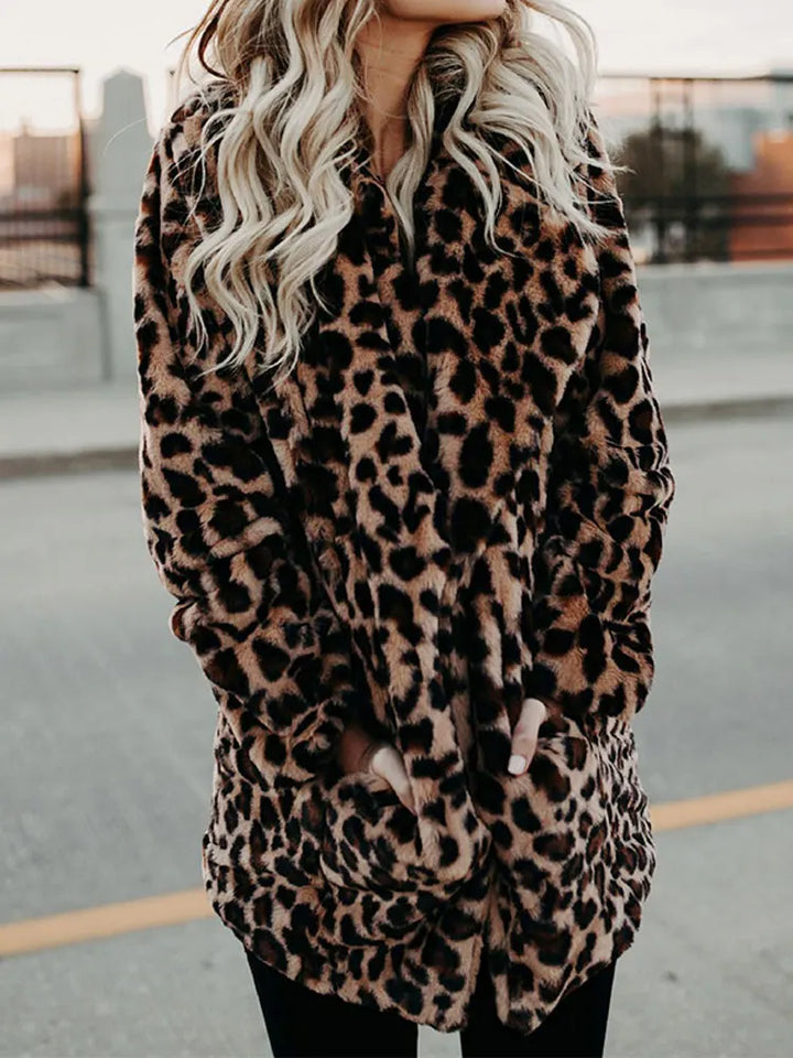 Stilla | Leopardmønster Coat