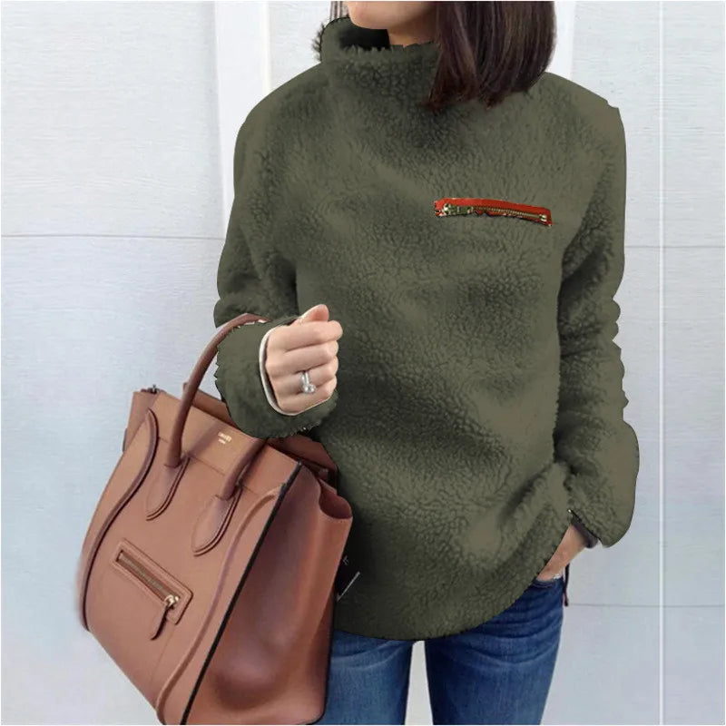 Stilla | Fortykket Fleece Trøje
