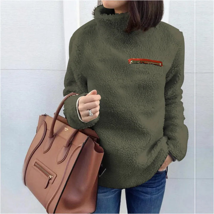Stilla | Fortykket Fleece Trøje