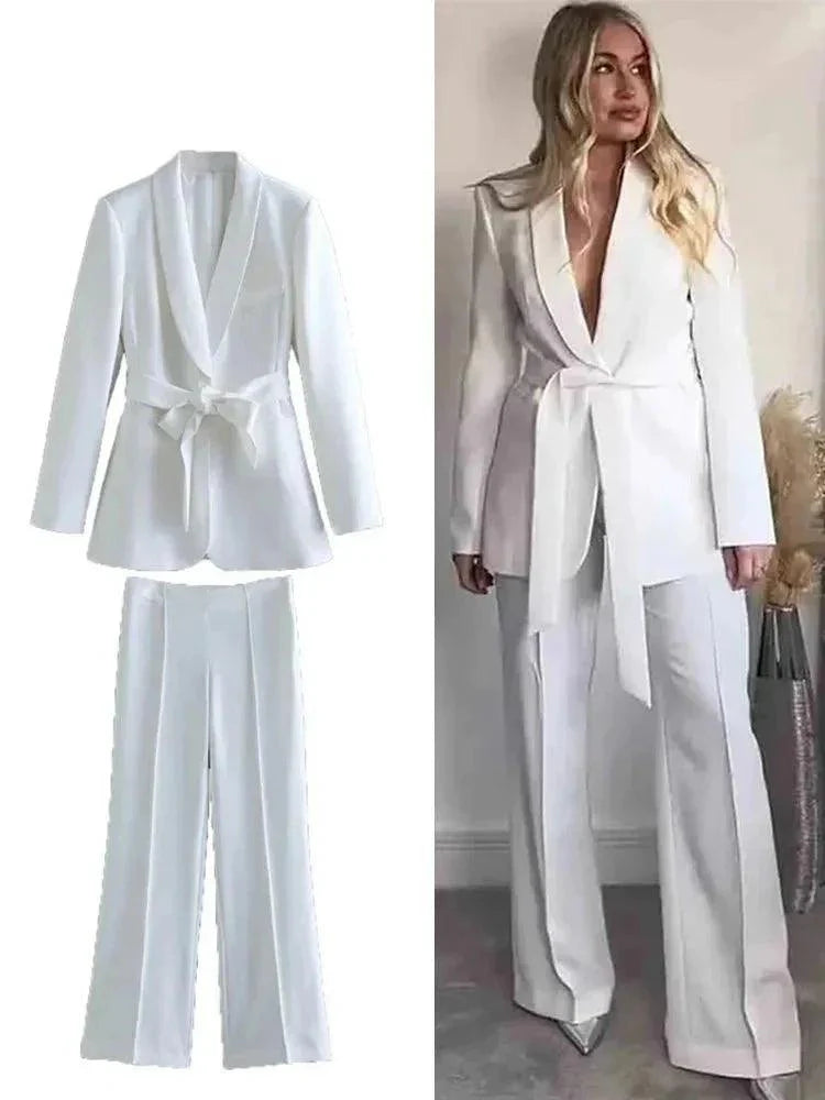 Stilla | Elegant Forretningsblazer & Bukser Sæt