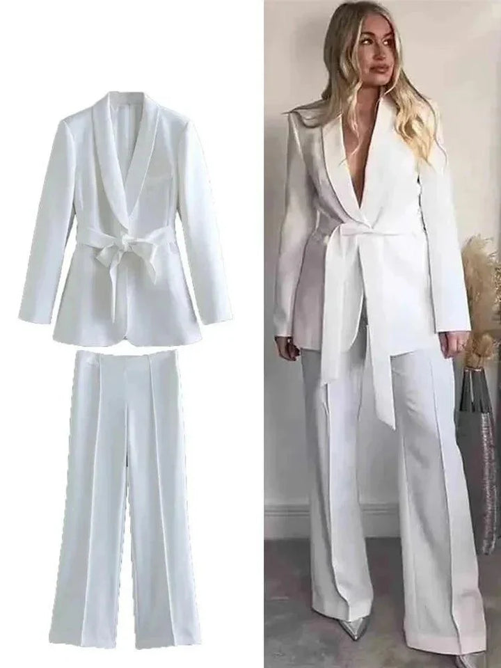 Stilla | Elegant Forretningsblazer & Bukser Sæt