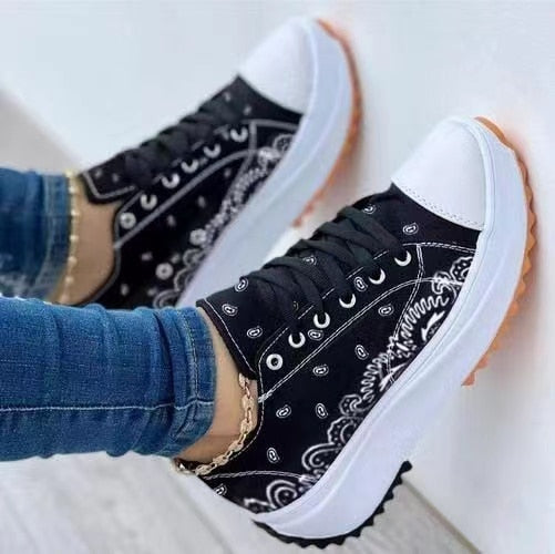 Stilla | Sneakers Snøreløse Platform Sko