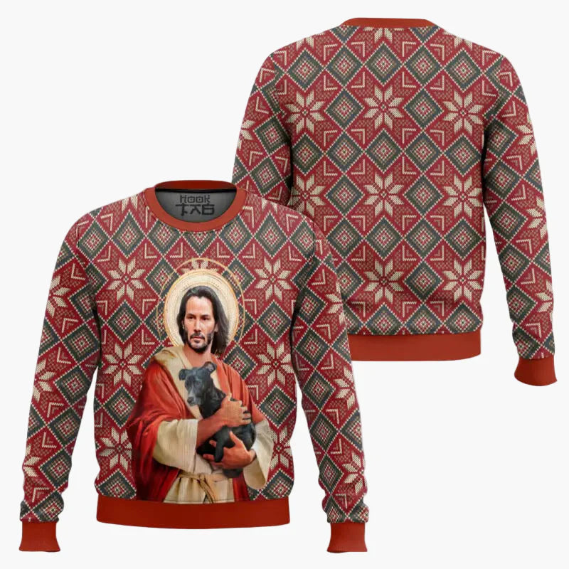 Stilla | Grim Jultrøje - Sjov "Wick-Mas" Pullover til Fans, Jul, Fest
