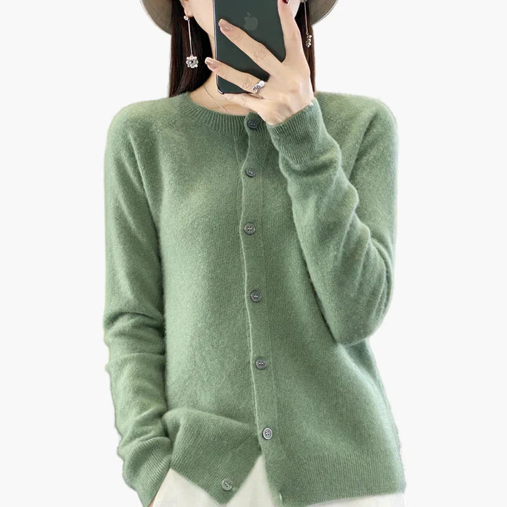 Stilla | Klassisk Strik Cardigan - Elegant Hverdagsstil til Kontor & Fritid