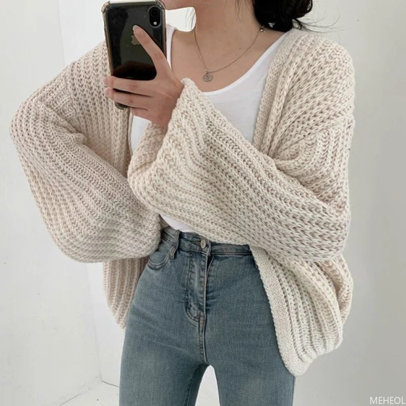 Stilla | Oversized Chunky Strik Cardigan