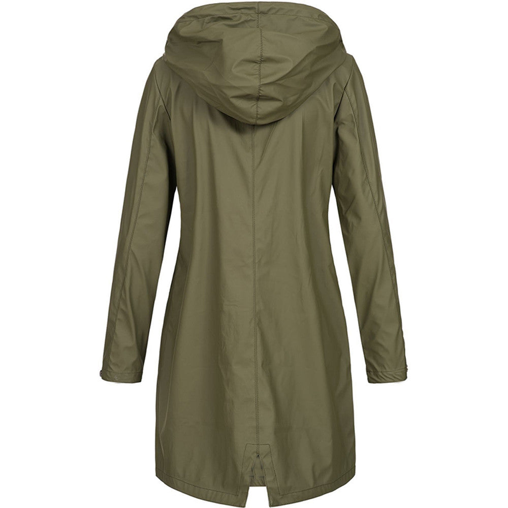 Stilla | Dame Hoodie Lang Jakke