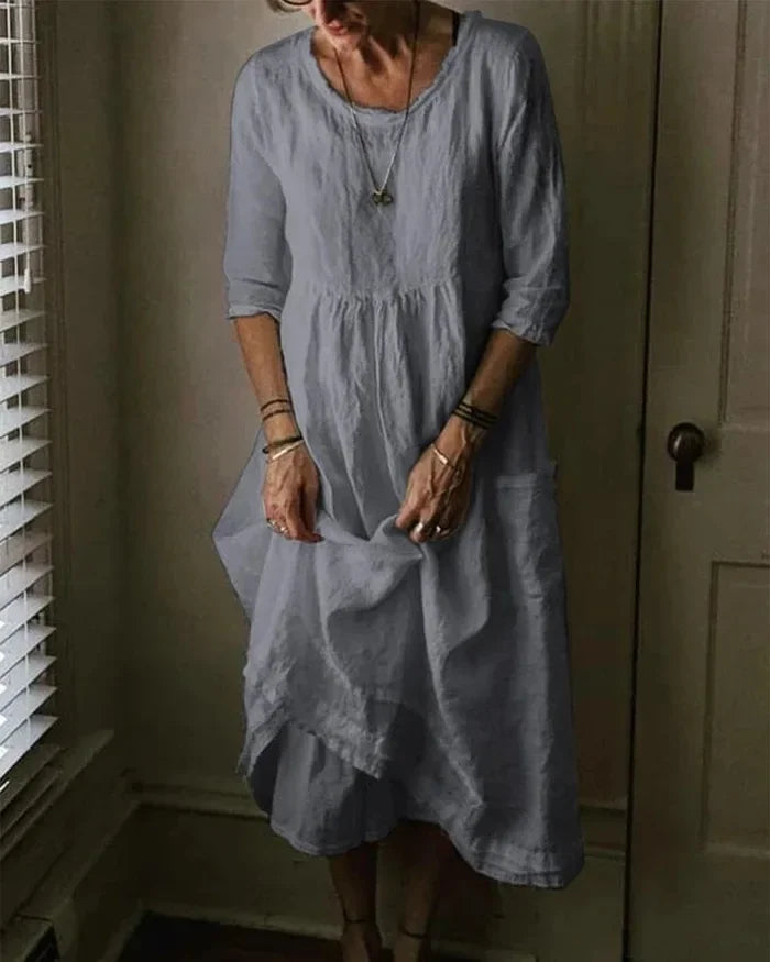 Stilla | Bomulds-linned Oversized Kvinders Kjole