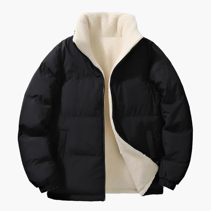 Stilla | Vinter Steppjakke med Fleece-Indvendig - Urban Fritidsjakke, Løs Pasform, Varm, Ideel til Hverdag & Udendørs