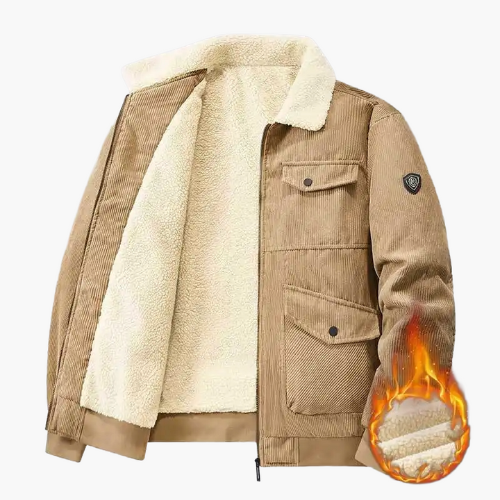 Stilla | Vinterjakke med Fleece-For - Mode Fritidsjakke til Kolde Dage