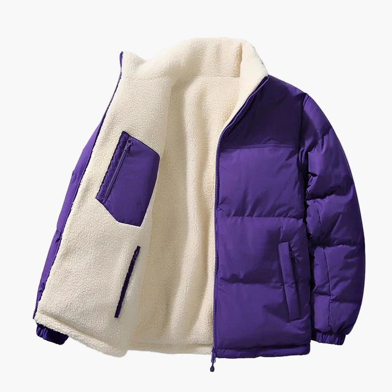 Stilla | Vinter Steppjakke med Fleece-Indvendig - Urban Fritidsjakke, Løs Pasform, Varm, Ideel til Hverdag & Udendørs