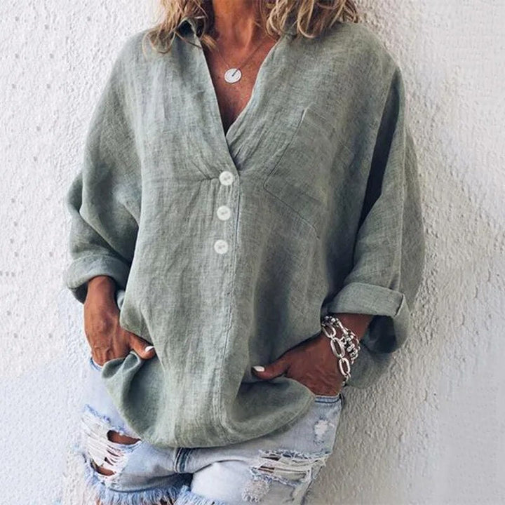 Stilla | Skjorte Bluse I Ibiza-stil