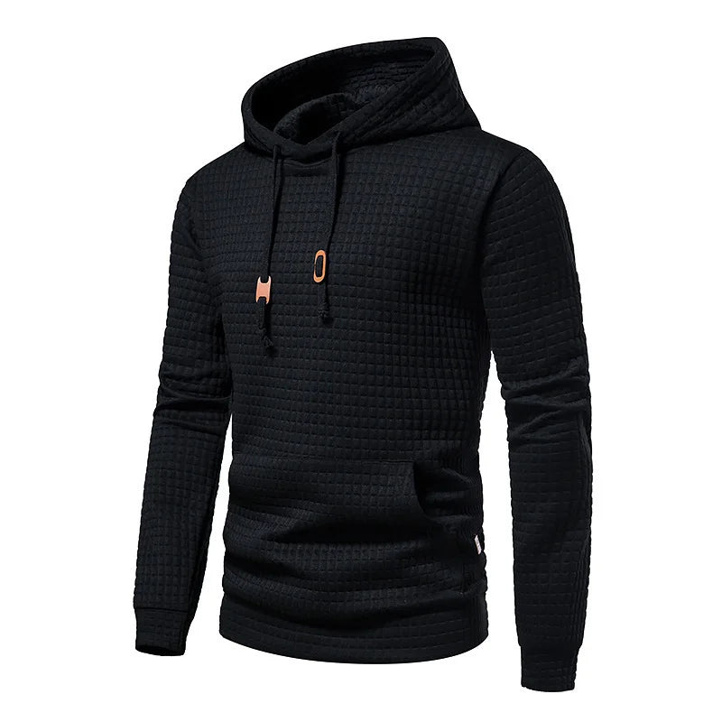 Stilla | Herre Hættetrøje - Sommer Hoodie til Mænd med Struktur & Stil