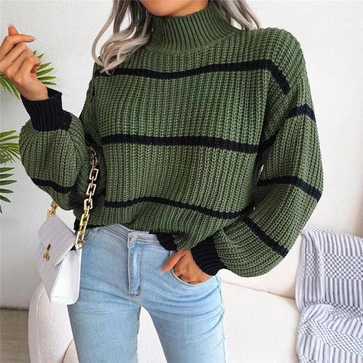 Stilla | Moderne Couture Rullekrave sweater med Finstrik