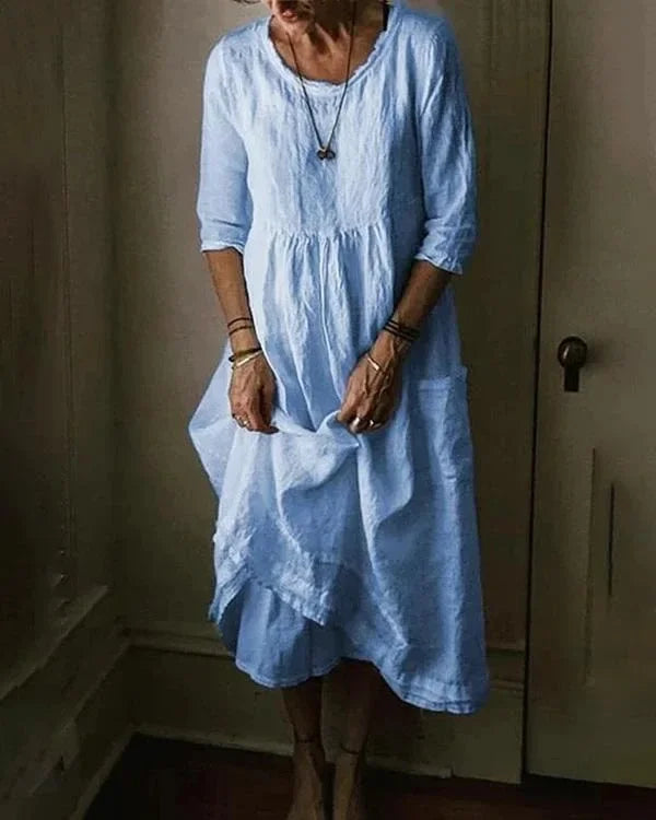 Stilla | Bomulds-linned Oversized Kvinders Kjole