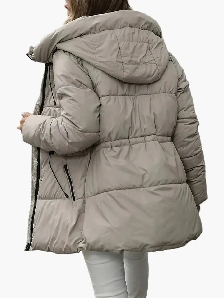 Stilla | Vinter Steppjakke med Hætte - Fashionabel, Varm Frakke til Fritid Og Hverdag