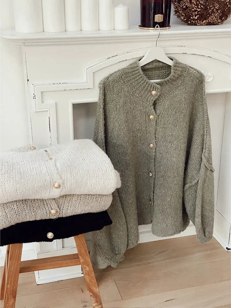 Stilla | Stilet Oversized Uld Cardigan til Damer