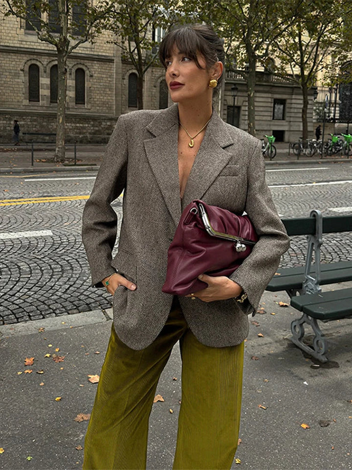 Stilla | Moderne Dameblazer Med Reverskrave
