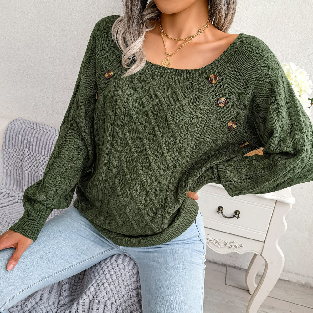 Stilla | Løs strikpullover til fritidslooks