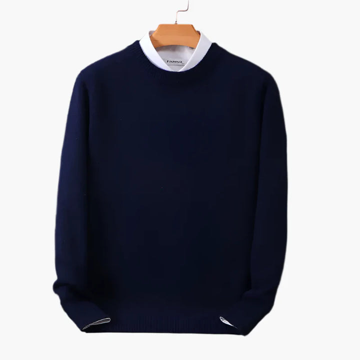 Stilla | Business Pullover med Krave - Elegant Strikpullover til Kontor & Hverdag