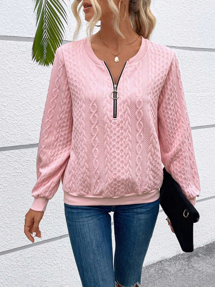 Stilla | Pullover med lynlås