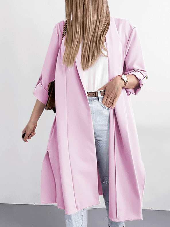 Stilla | Læder Cardigan med elegant præg