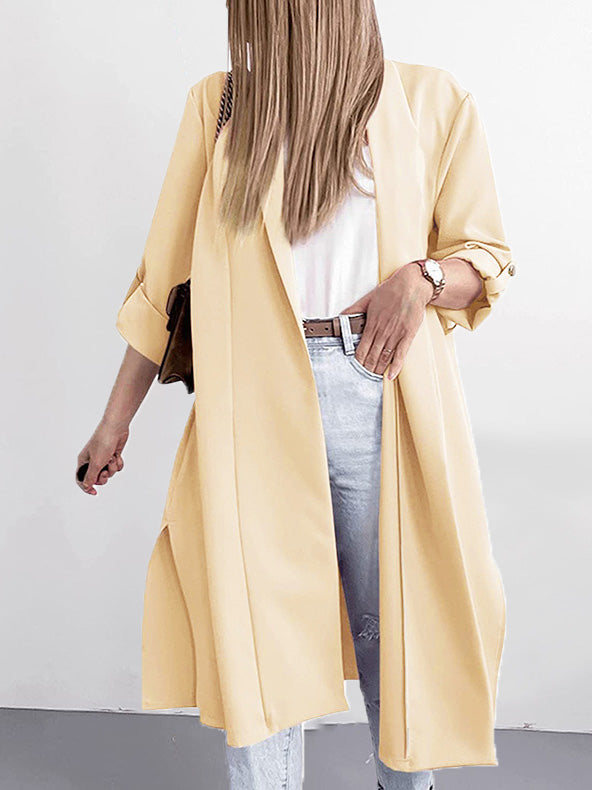 Stilla | Læder Cardigan med elegant præg