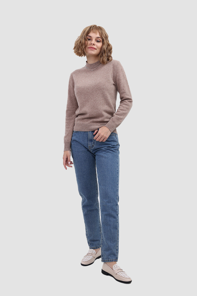 Stilla | Pullover I Ensfarvet Uld
