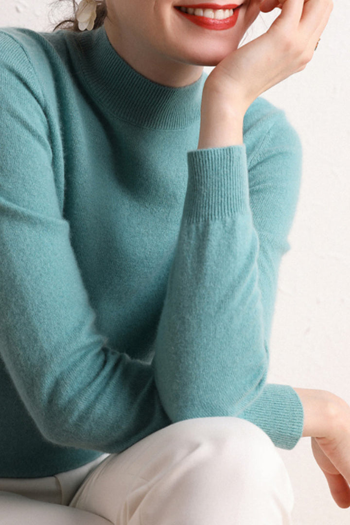 Stilla | Pullover I Ensfarvet Uld