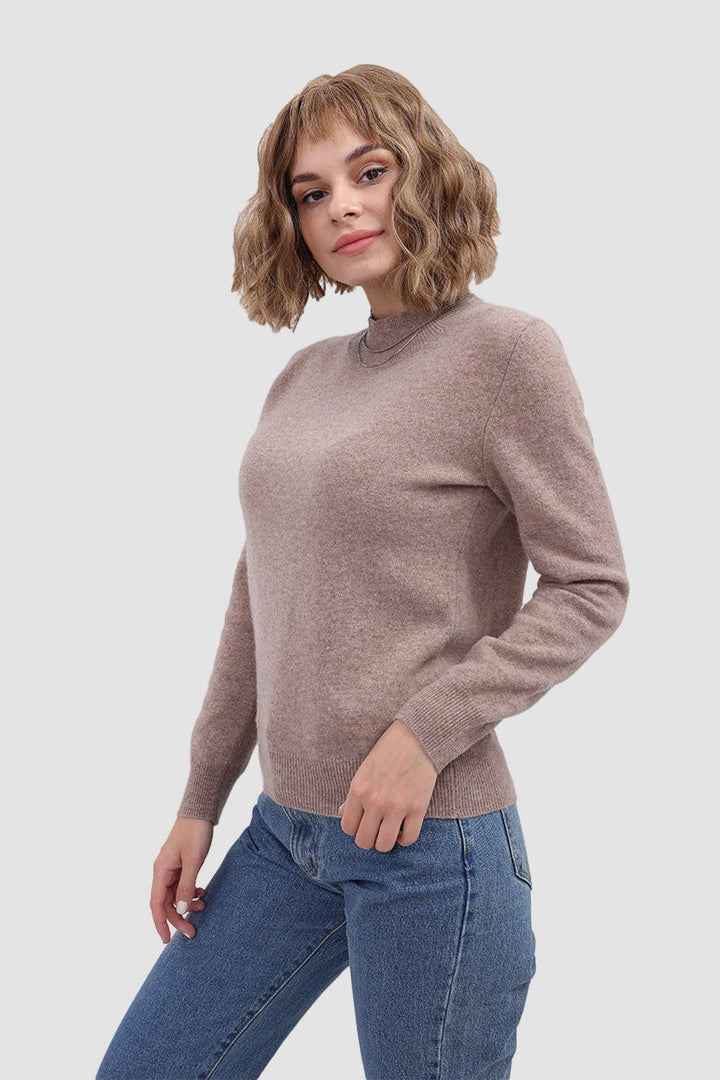 Stilla | Pullover I Ensfarvet Uld