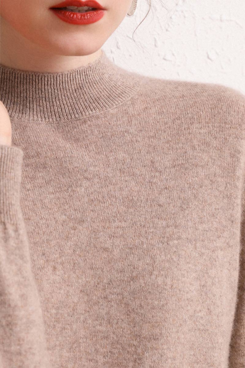 Stilla | Pullover I Ensfarvet Uld