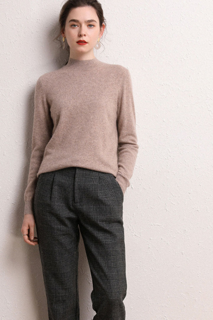 Stilla | Pullover I Ensfarvet Uld
