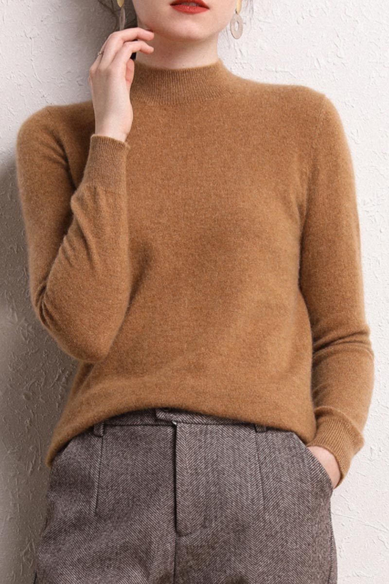 Stilla | Pullover I Ensfarvet Uld