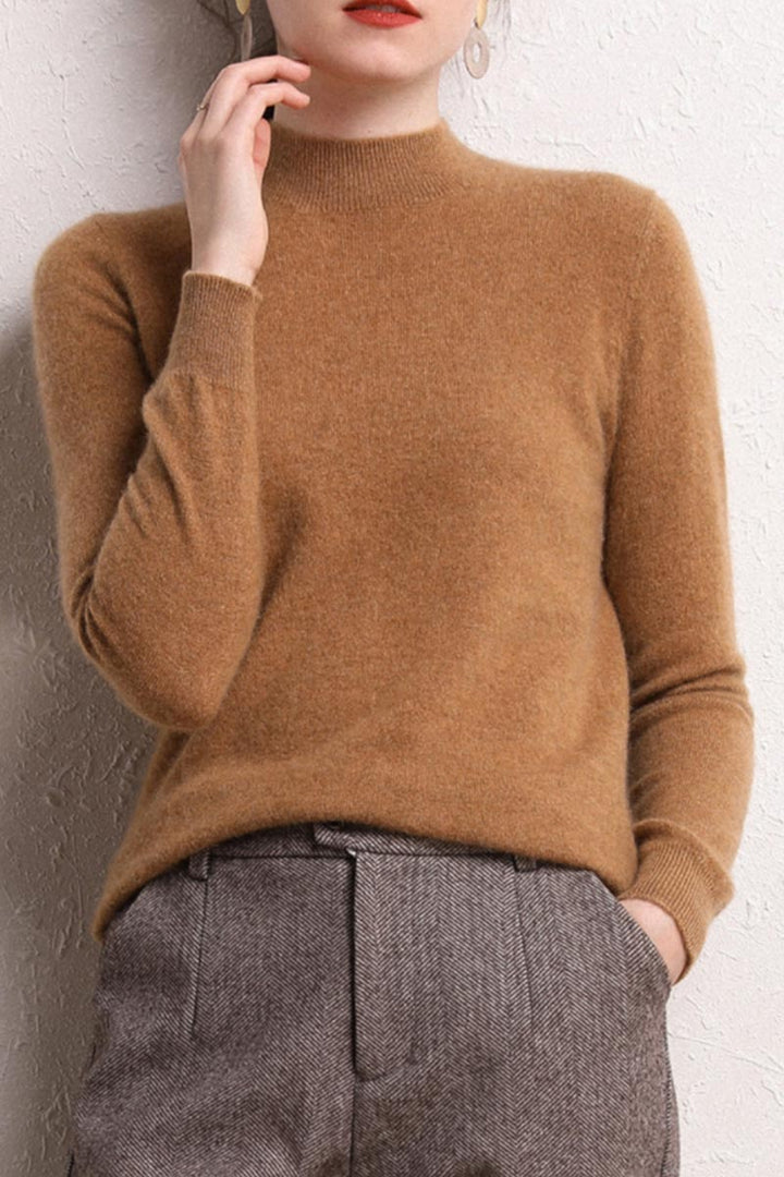 Stilla | Pullover I Ensfarvet Uld