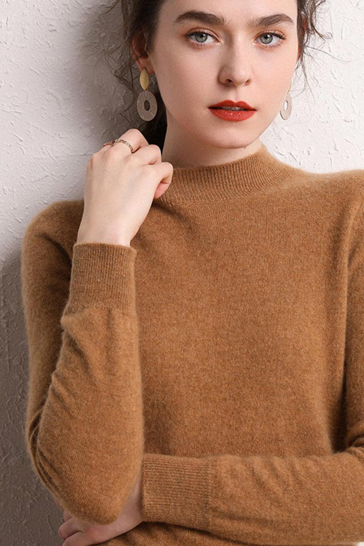 Stilla | Pullover I Ensfarvet Uld