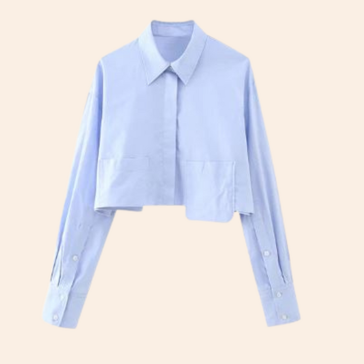 Stilla | Mode Cropped Skjorte