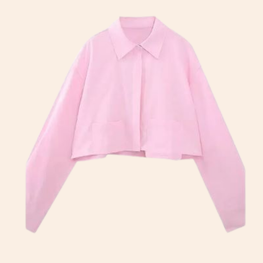Stilla | Fashion Cropped Skjorte