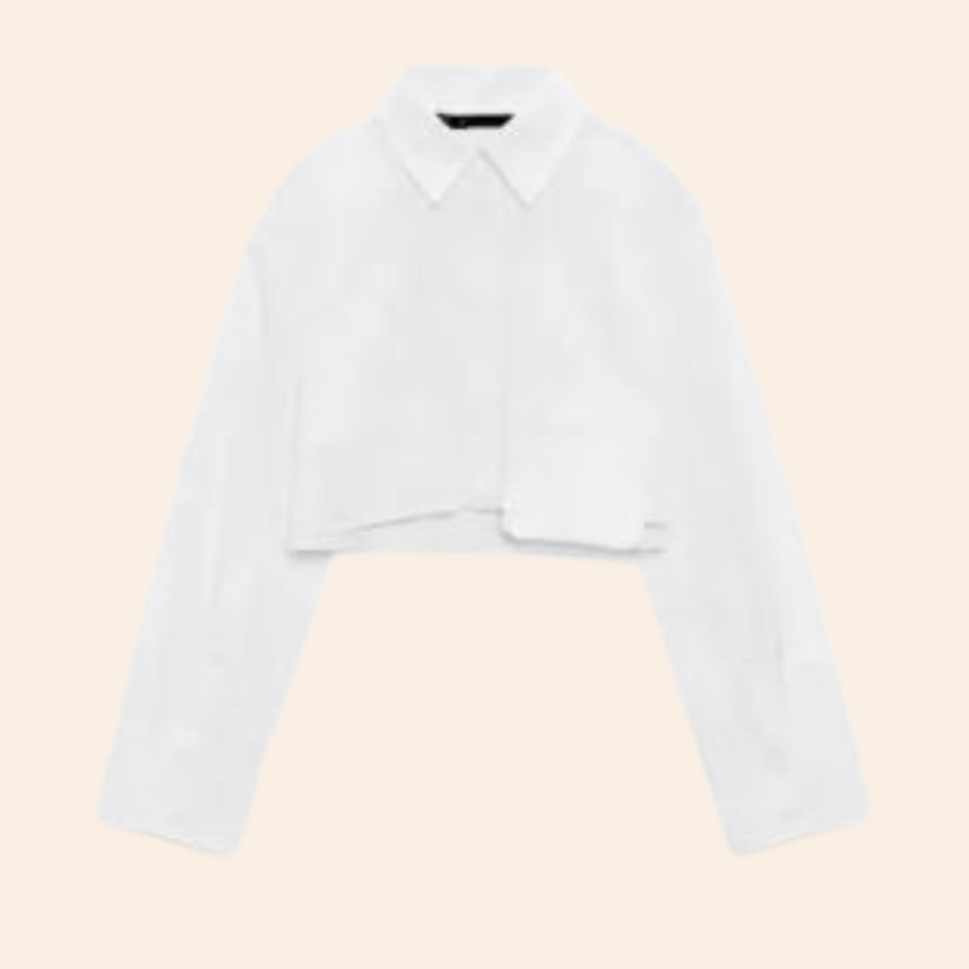Stilla | Mode Cropped Skjorte