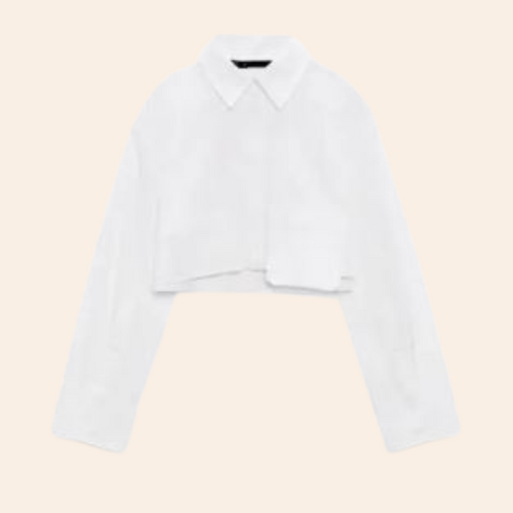 Stilla | Mode Cropped Skjorte