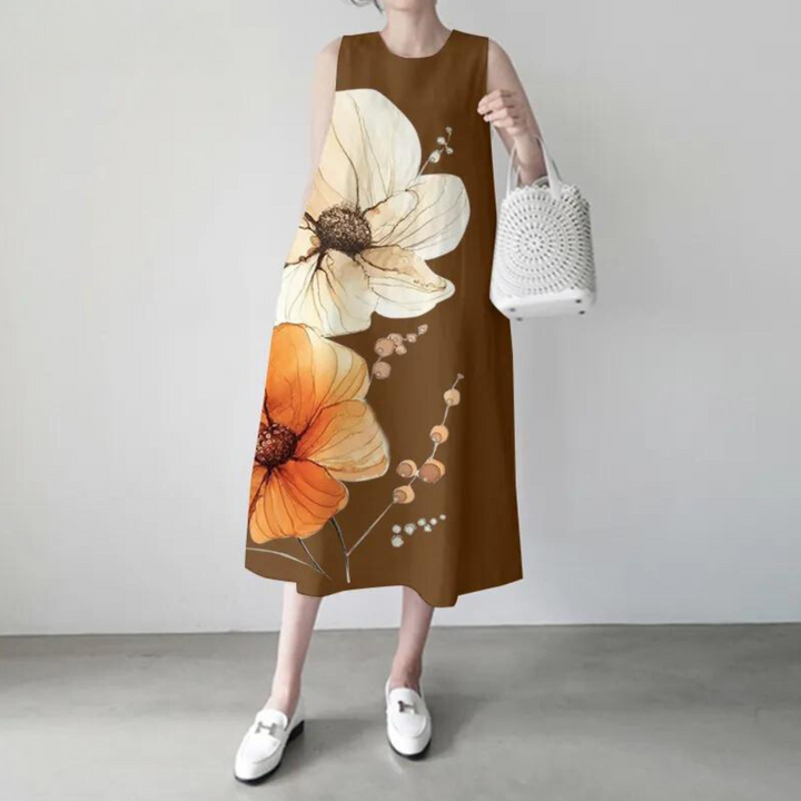Stilla | Elegante Maxi Solkjole Bomuld