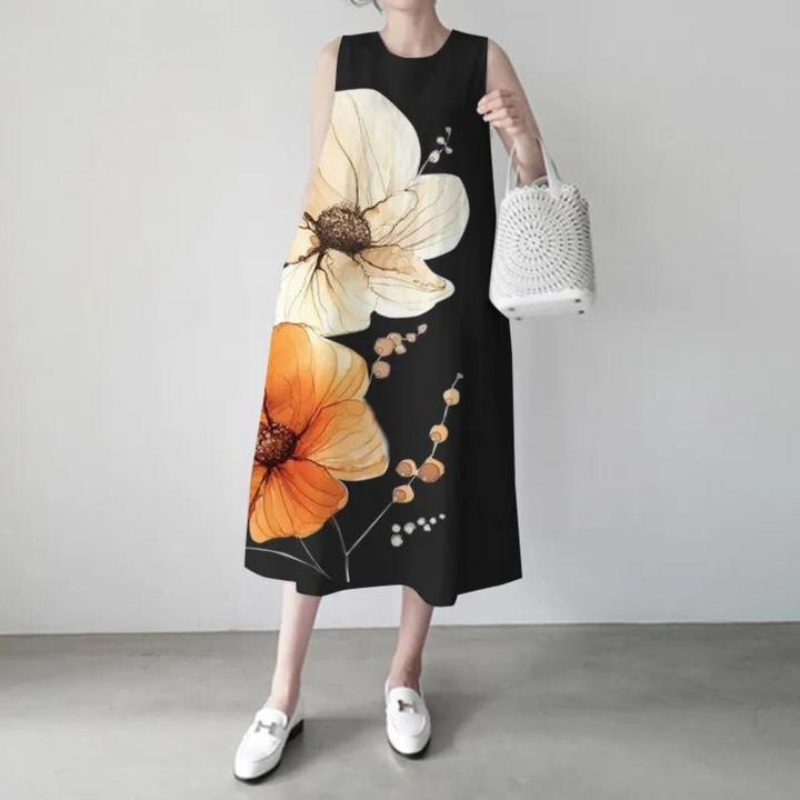 Stilla | Elegante Maxi Solkjole Bomuld
