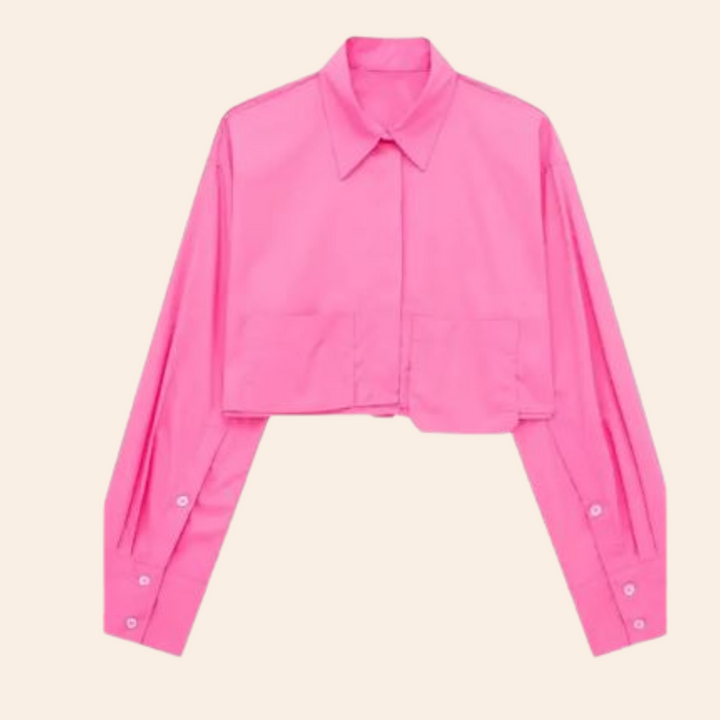 Stilla | Mode Cropped Skjorte