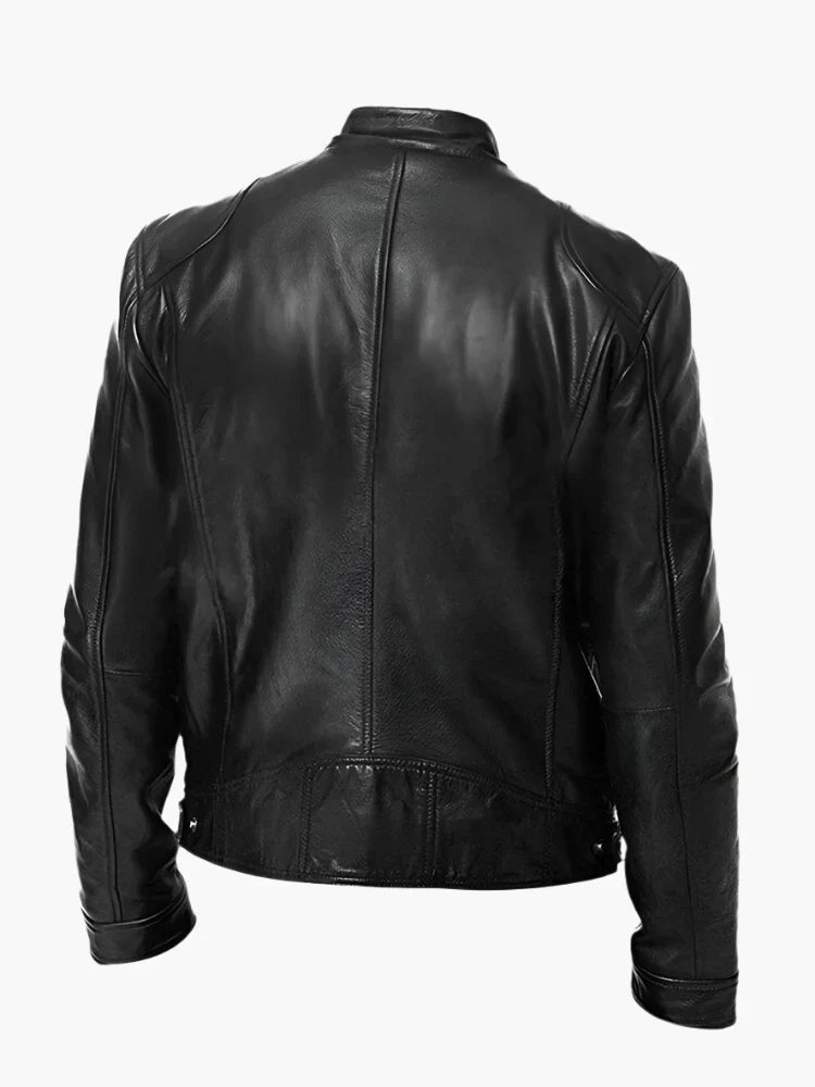 Stilla | Kunstlæderjakke I Bikerstil - Tidløst Design til Hverdag og Fritid