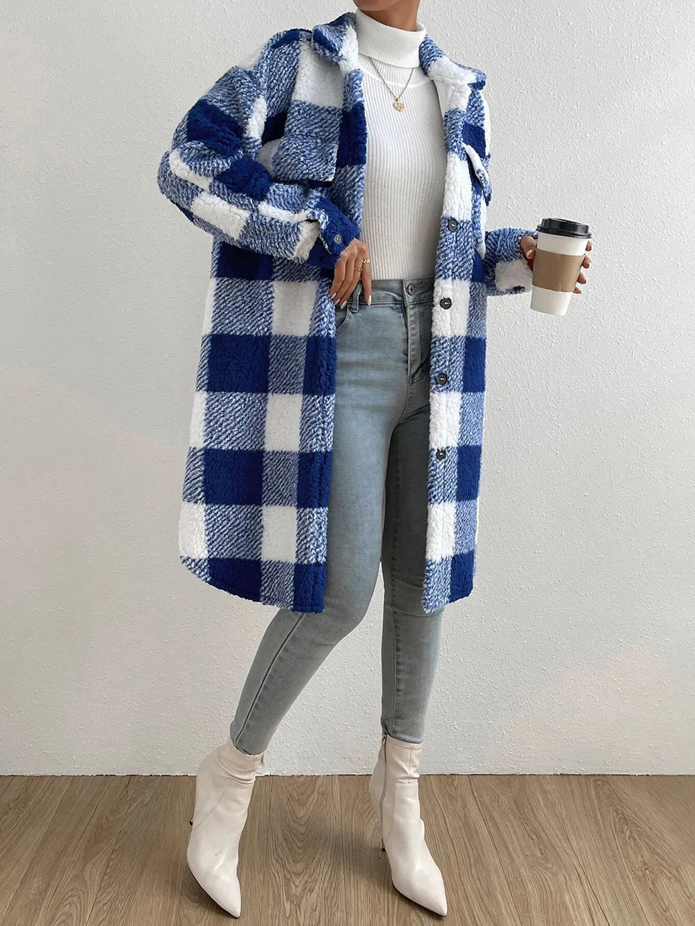 Stilla | Langternet Fleece-Frakke