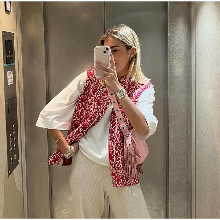 Stilla | Bohemian Trykt Vest