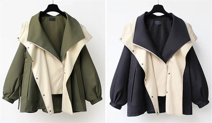 Stilla | Oversized Revers-Vind-Trenchcoat